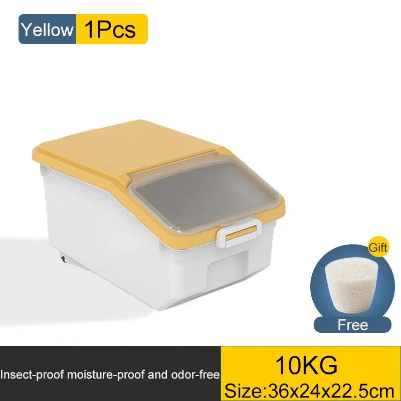 10KG Dry Food Dispenser – Airtight Storage Container with Lid